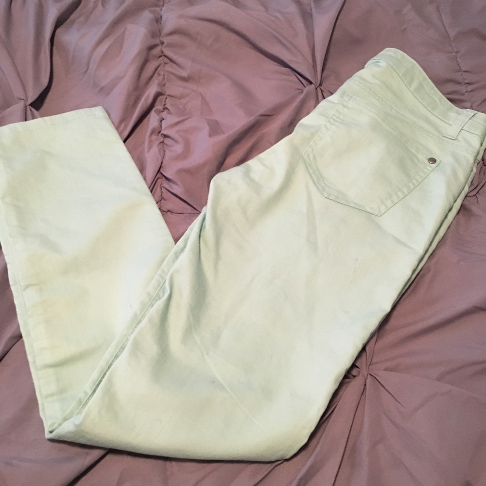 Teal Skinny Pants